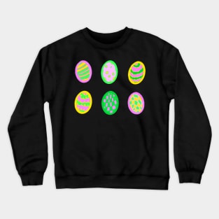 Colourful Easter Egg Design Crewneck Sweatshirt